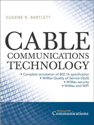 cover image of Cable Communications Technology